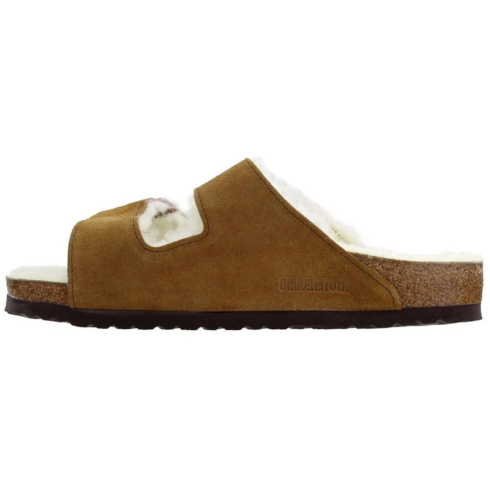 商品Birkenstock|Arizona Shearling Suede Slide Sandals,价格¥1203,第4张图片详细描述