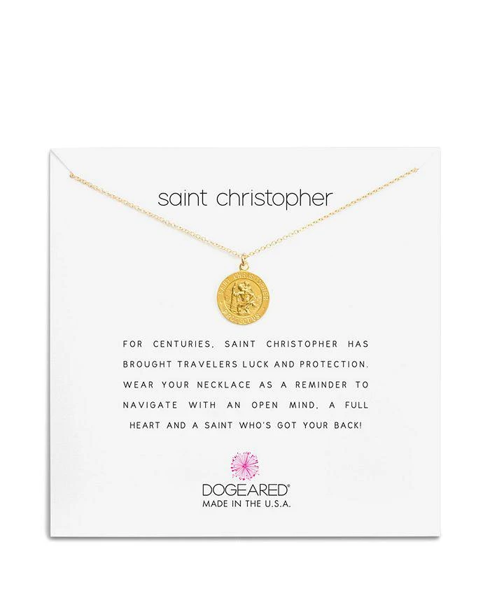 商品Dogeared|St. Christopher Necklace, 16",价格¥322,第1张图片