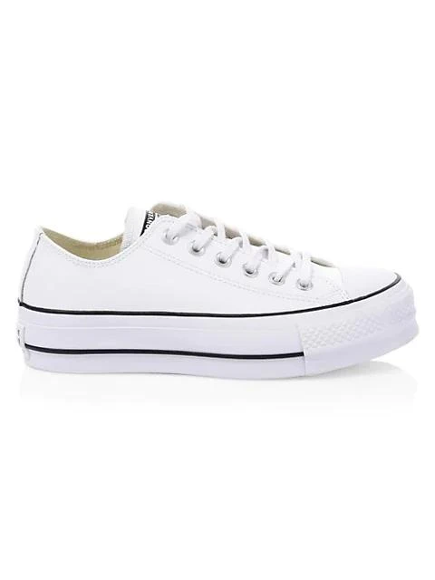 商品Converse|Chuck Taylor All Star Leather Platform Low-Top Sneakers,价格¥528,第1张图片