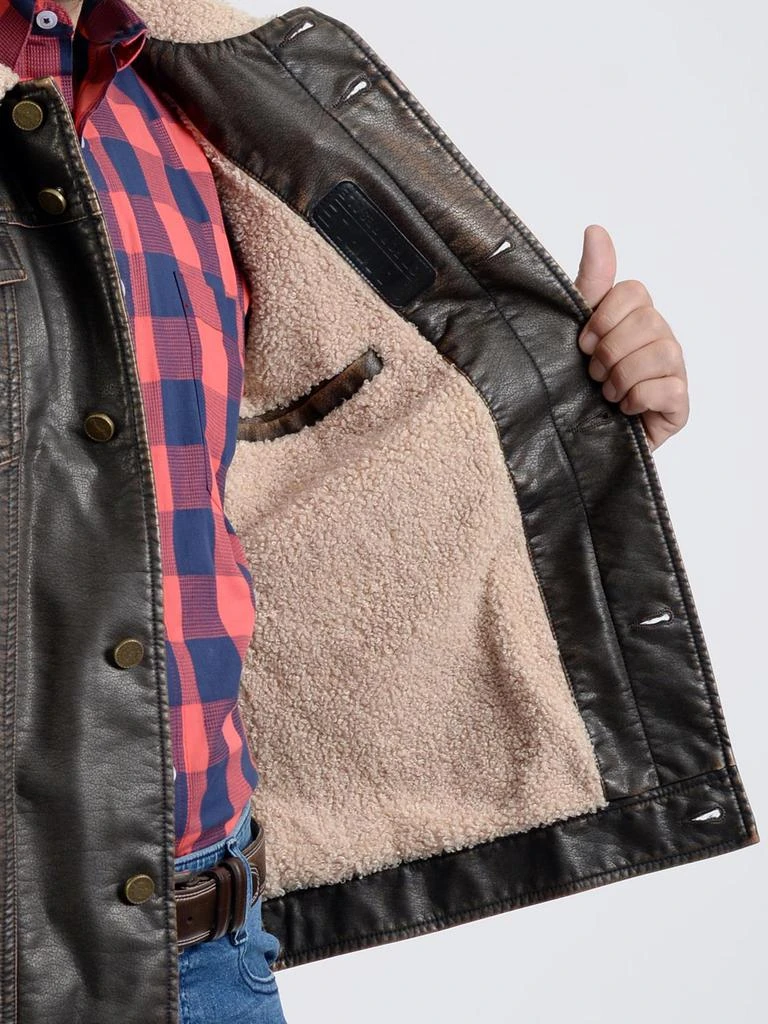 商品Wrangler|Sherpa Jacket in Premium Faux Leather,价格¥748,第5张图片详细描述
