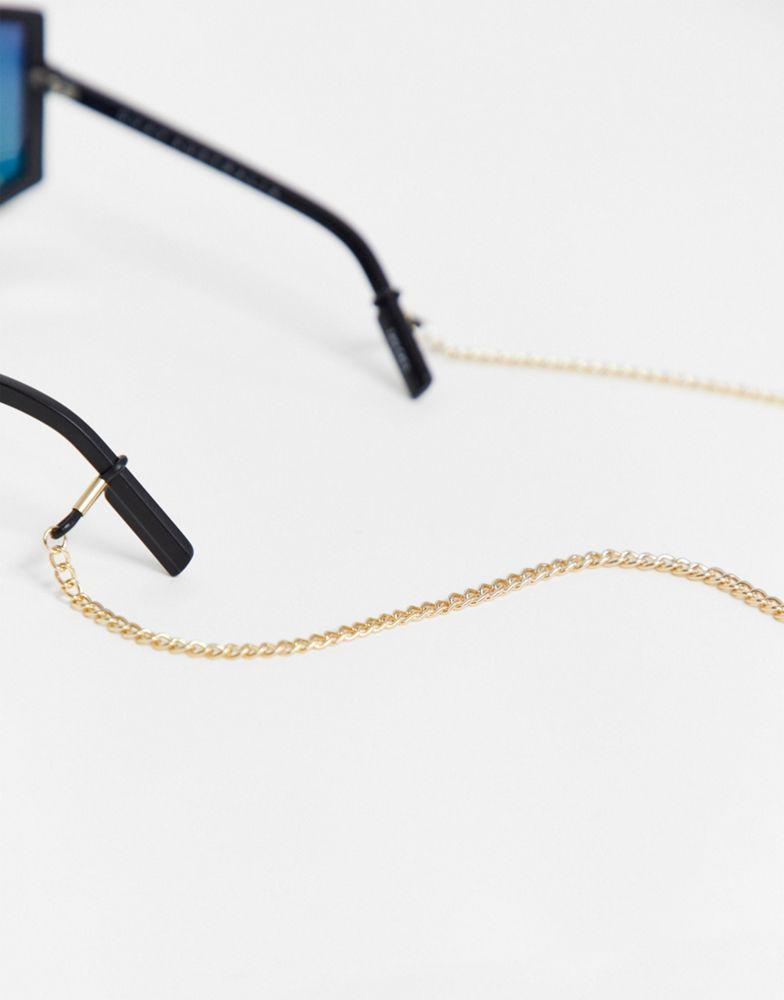 ASOS DESIGN sunglasses chain in gold tone商品第1张图片规格展示