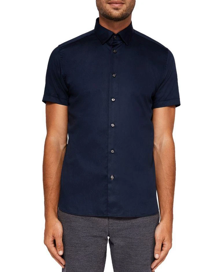 商品Ted Baker London|Ted Baker Nulyonn Regular Fit Button-Down Shirt,价格¥408,第1张图片