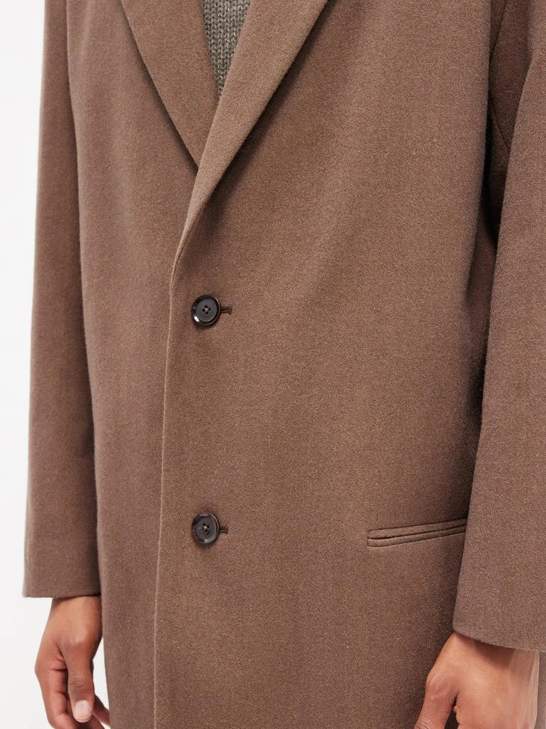 商品Lemaire|Single-breasted wool-blend overcoat,价格¥7087,第3张图片详细描述