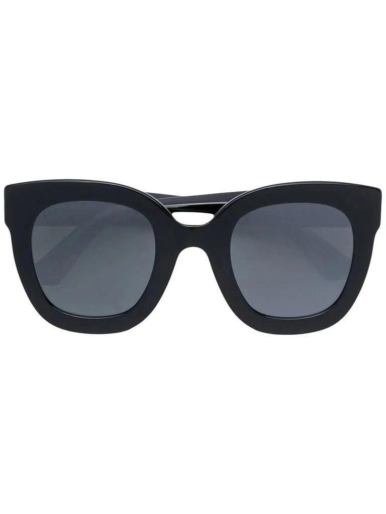 商品Gucci|Gucci Womens Black Acetate Sunglasses,价格¥3883,第1张图片