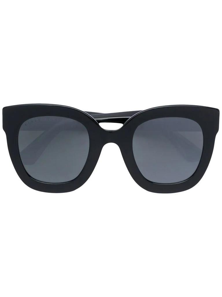 商品Gucci|Gucci Womens Black Acetate Sunglasses,价格¥3659,第1张图片