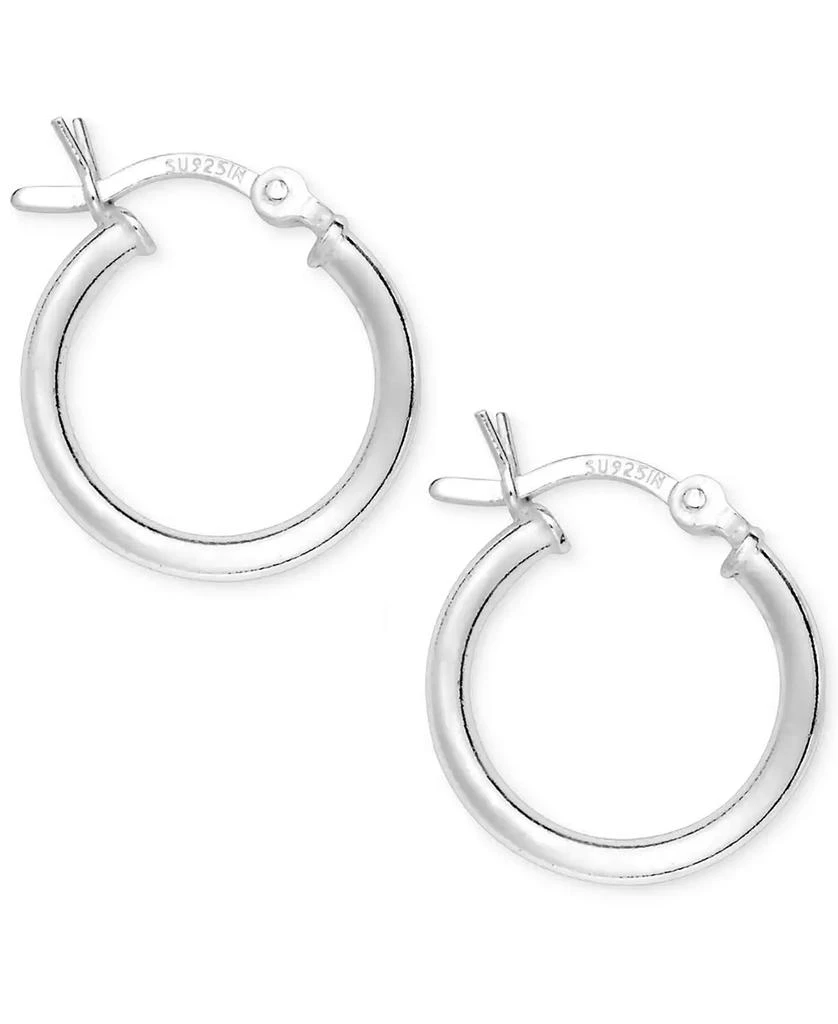 商品Giani Bernini|Giani Bernini Sterling Silver Small Hoops, 5/8",价格¥76,第1张图片