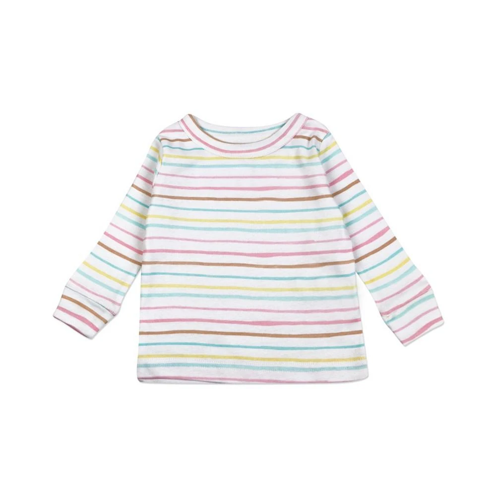 商品Mac & Moon|Baby Girls Rainbow Print Organic Pajamas, 4 Piece Set,价格¥374,第4张图片详细描述