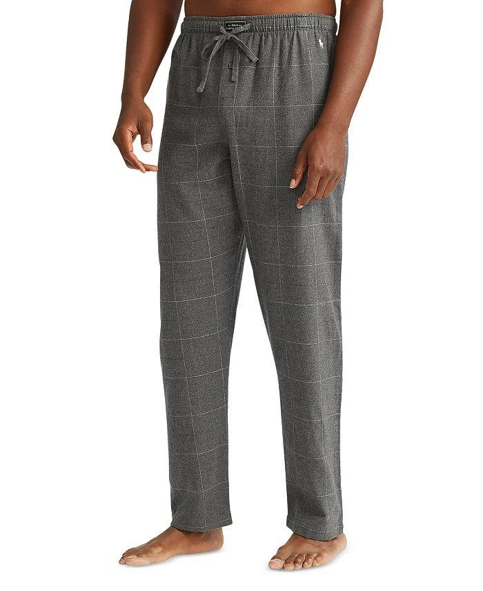 商品Ralph Lauren|Charcoal Midnight Flannel Pajama Pants,价格¥314,第2张图片详细描述