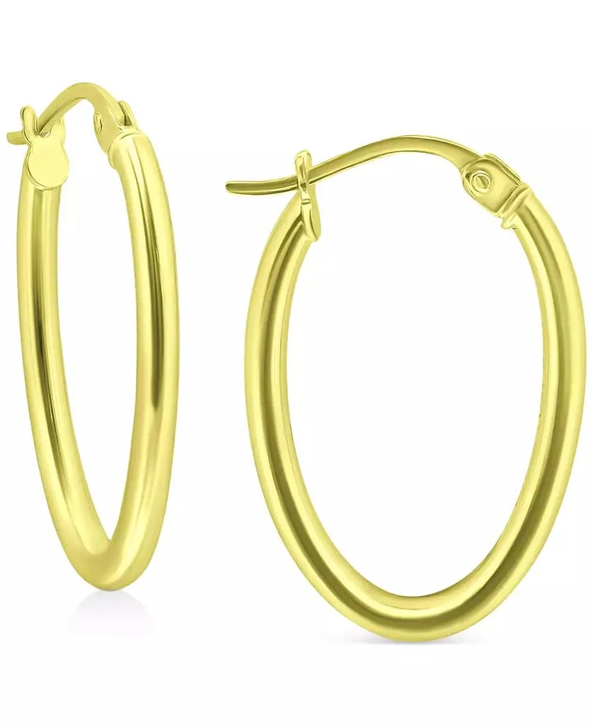 商品Giani Bernini|Polished Oval Small Hoop Earrings, 20mm, Created for Macy's,价格¥74,第1张图片