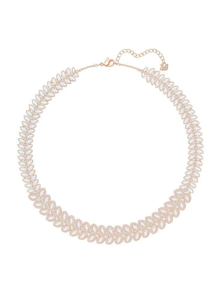 商品Swarovski|Baron All-Around Leaf Collar Necklace,价格¥3224,第1张图片