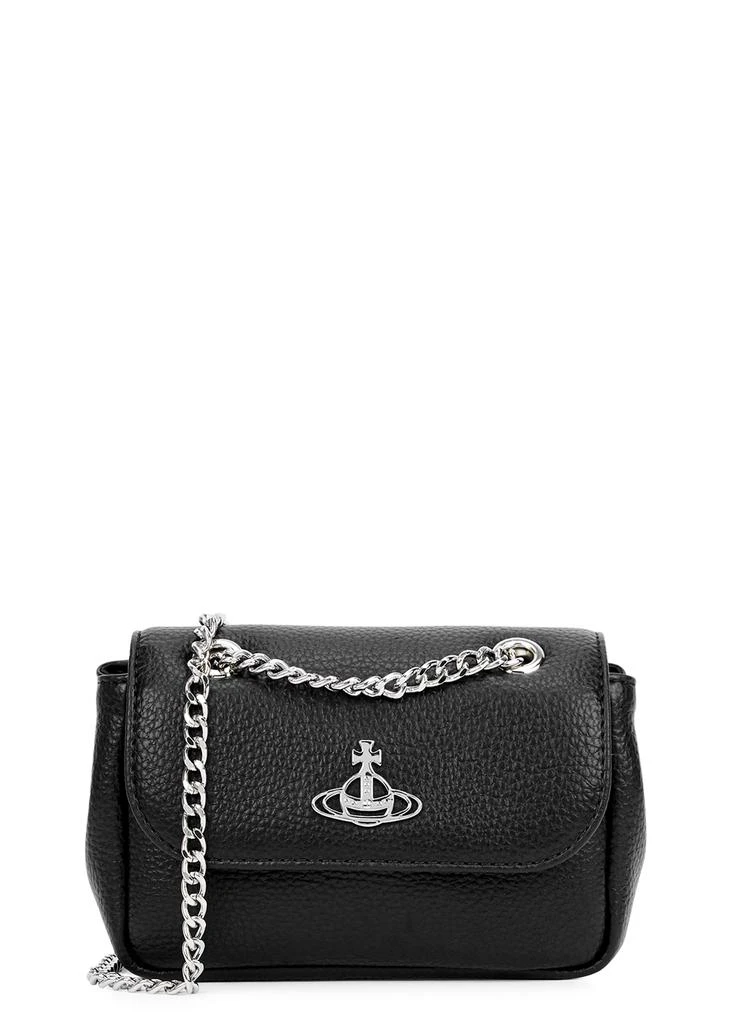 商品Vivienne Westwood|Small black vegan leather cross-body pouch,价格¥1529,第1张图片