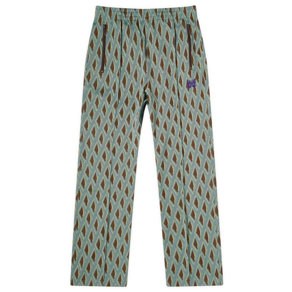 パンツ 25ss NEEDLES Track Pant - Poly Jacquard Shop Needles Poly Jacquard Track Pants on Sale at