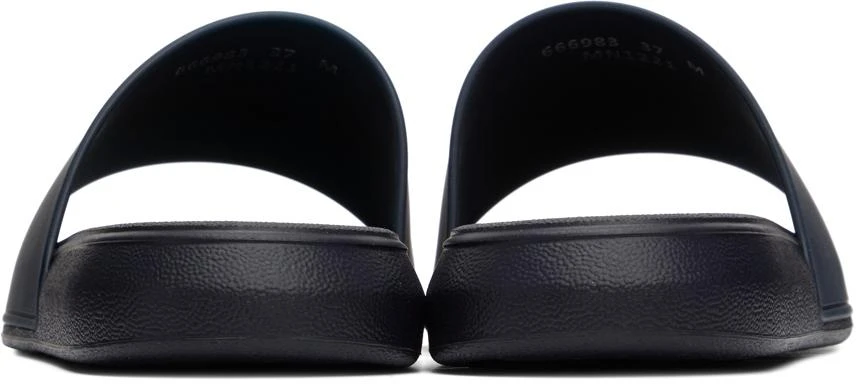 商品Alexander McQueen|Navy Pool Slides,价格¥1599,第2张图片详细描述