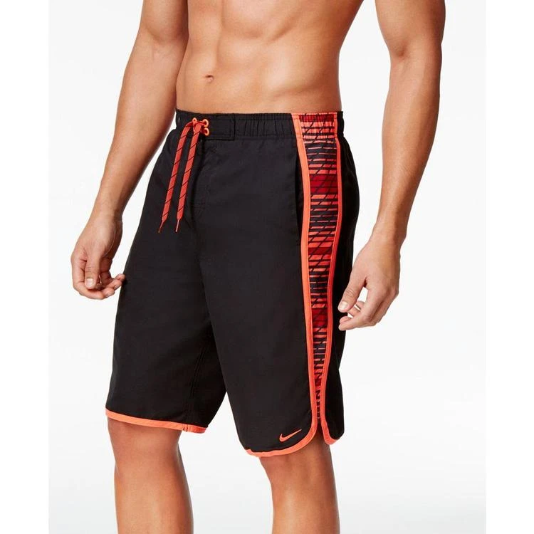 商品NIKE|Men's Swift Splice Volley Swim Trunks, 11",价格¥96,第3张图片详细描述