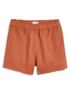Linen-Blend Shorts商品第1张图片规格展示
