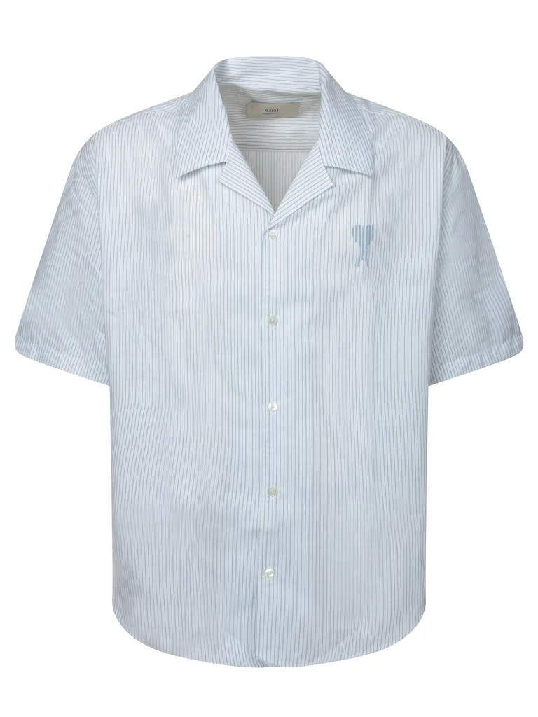 商品AMI|Striped Camp Collar Shirt,价格¥2314,第1张图片
