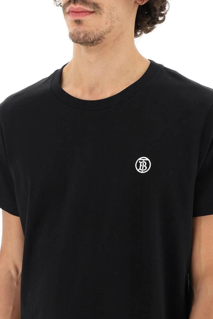 商品Burberry|T-SHIRT WITH MONOGRAM EMBROIDERY,价格¥2523,第5张图片详细描述