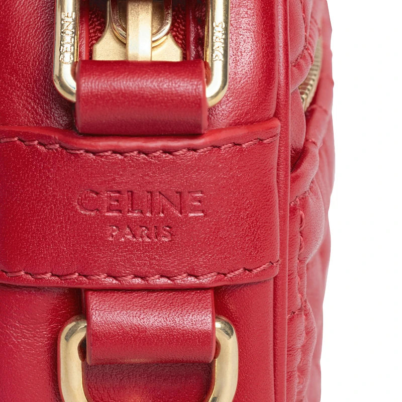 Celine 赛琳 红色色皮革女士单肩包 188363-BFH-27ED 商品