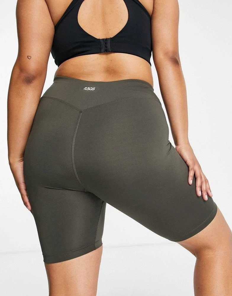 商品ASOS|ASOS 4505 Curve icon booty legging short with bum sculpt detail,价格¥97,第2张图片详细描述