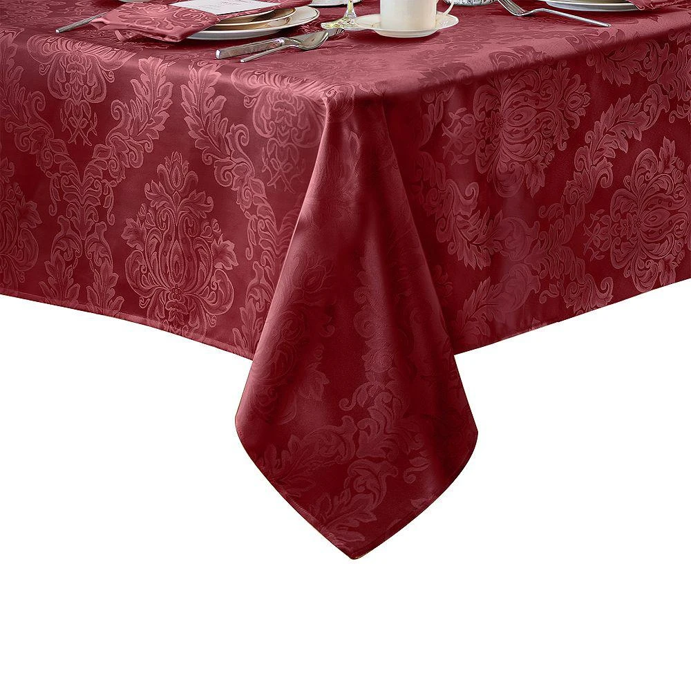 商品Elrene Home Fashions|Elrene Barcelona Jacquard Damask Oblong Tablecloth, 120" x 60",价格¥303,第1张图片