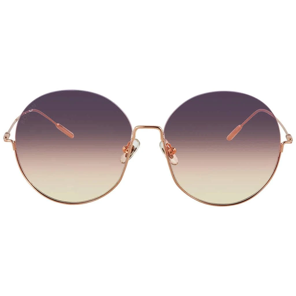 商品BOLON|Ella Pink/Purple Gradient Round Ladies Sunglasses BL7106 A30 51,价格¥300,第1张图片