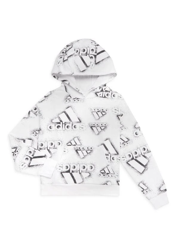 商品Adidas|Girl's Airbrush Logo Hoodie,价格¥80,第1张图片