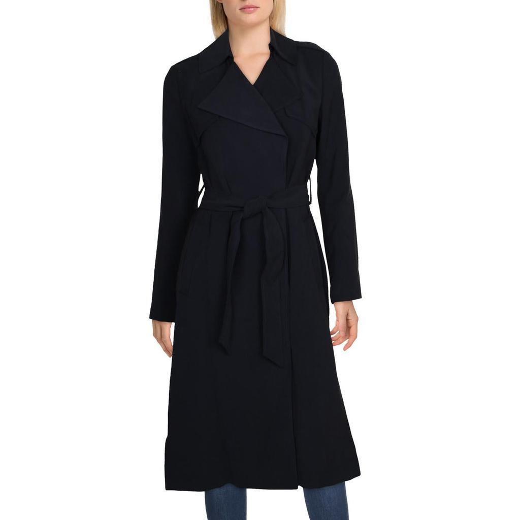商品Cole Haan|Cole Haan Women's Drapey Mid-Length Belted Trench Coat,价格¥353-¥397,第4张图片详细描述