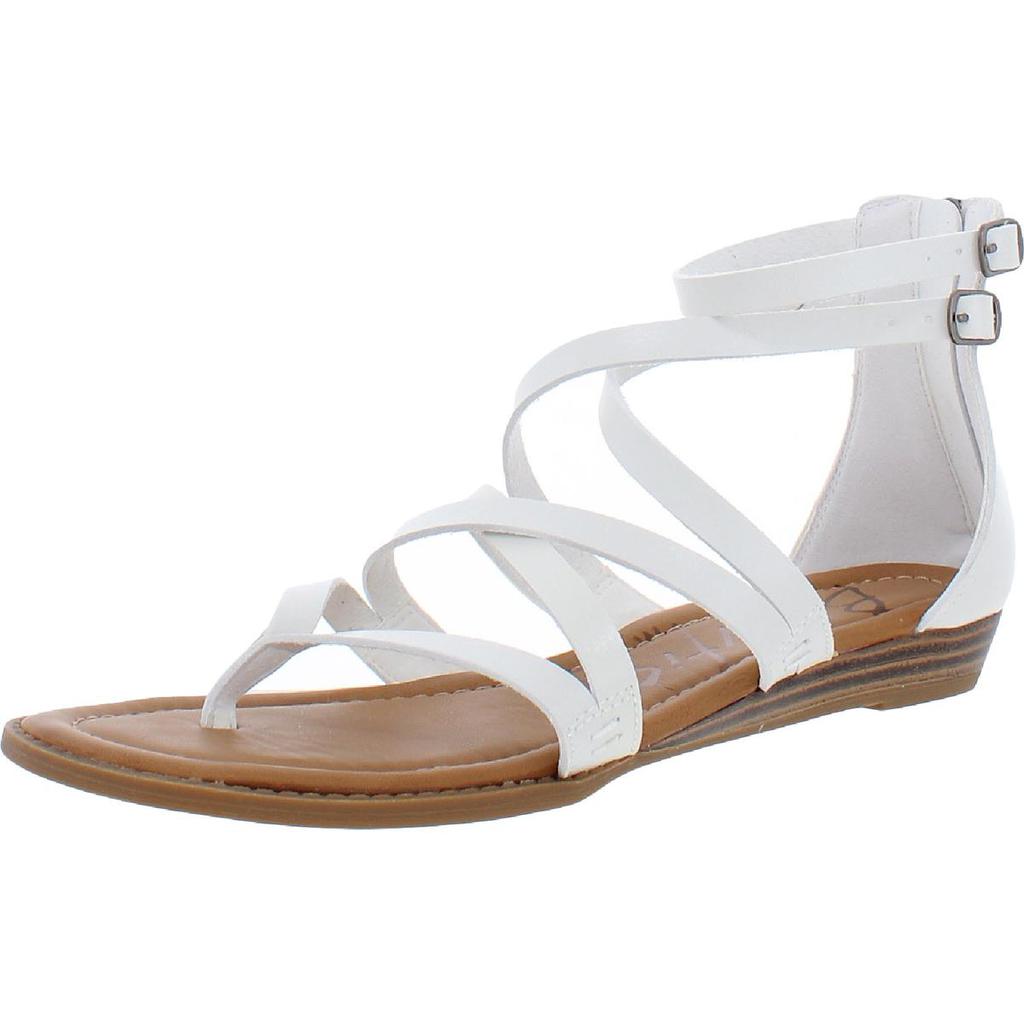 Blowfish Womens Faux Leather Strappy Wedge Sandals商品第1张图片规格展示