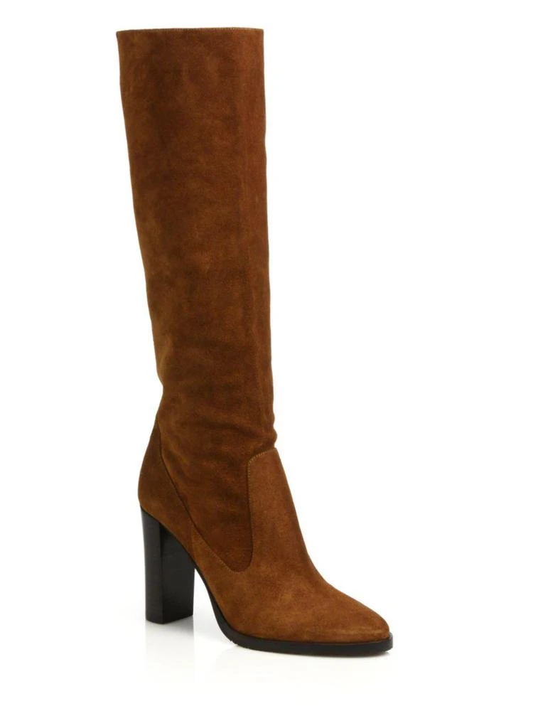 商品Jimmy Choo|Honor 95 Suede Tall Boots,价格¥3447,第1张图片