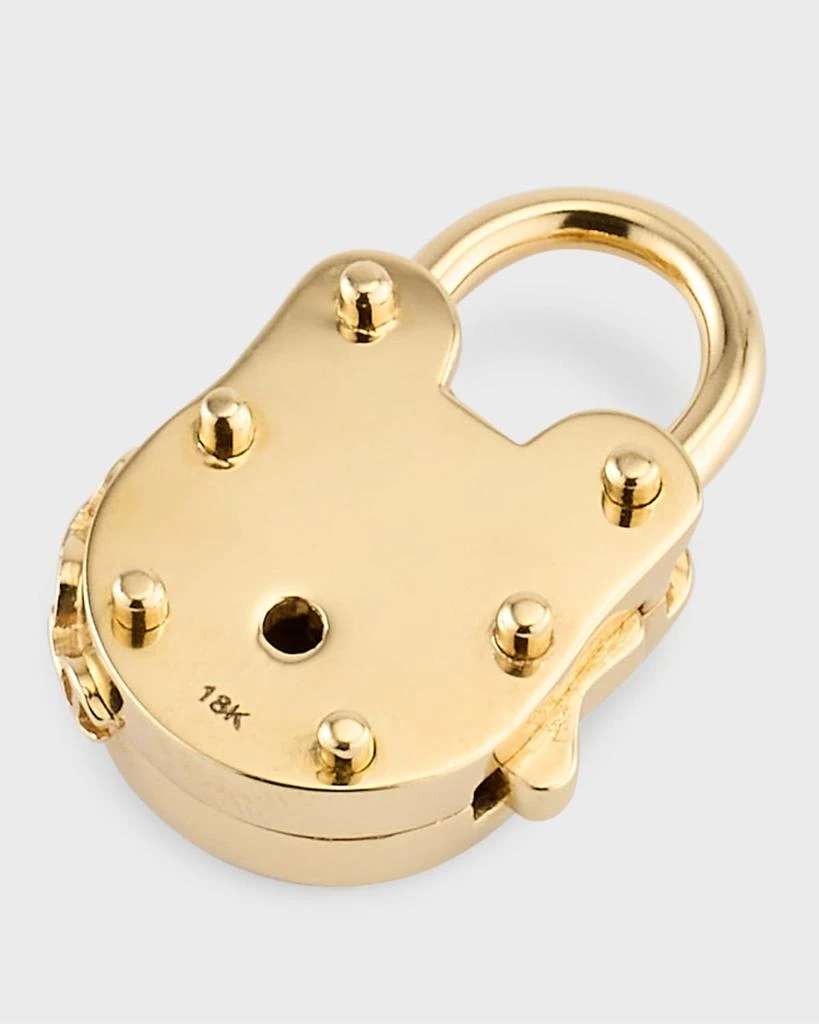 商品Hoorsenbuhs|18K Yellow Gold 30MM Padlock Pendant,价格¥44775,第3张图片详细描述