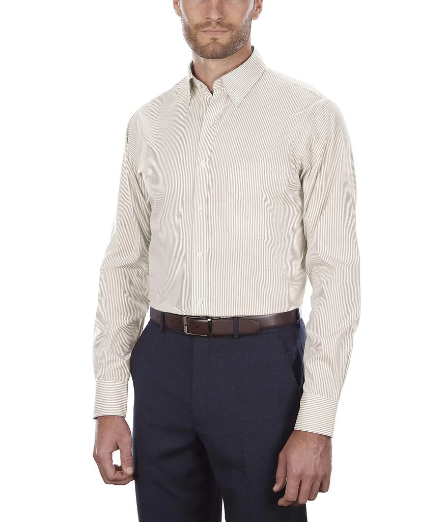 商品Van Heusen|Men's Dress Shirt Regular Fit Pinpoint Stripe,价格¥166,第2张图片详细描述