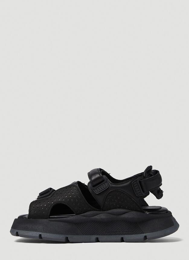 Quest Platform Sandals in Black商品第3张图片规格展示