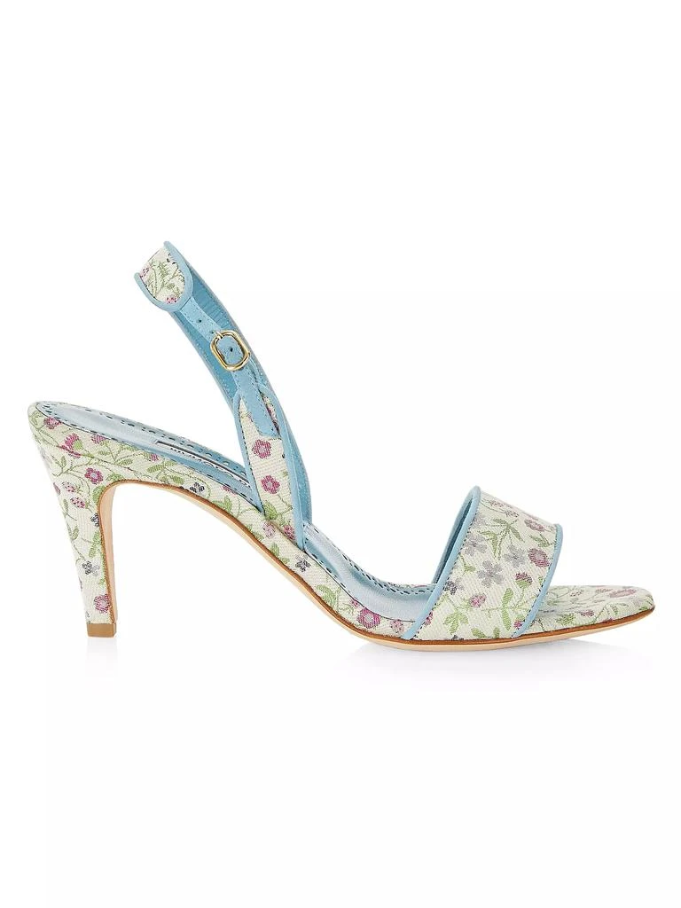 商品Manolo Blahnik|Escrupula 70MM Floral Sandals,价格¥2925,第1张图片