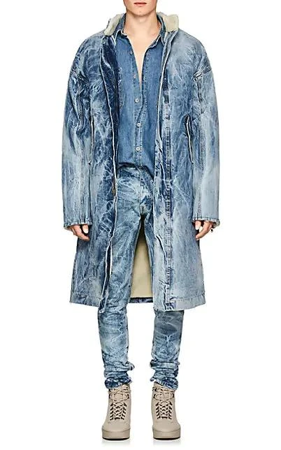 商品Fear of god|Acid-Washed Denim Deck 大衣,价格¥15637,第1张图片