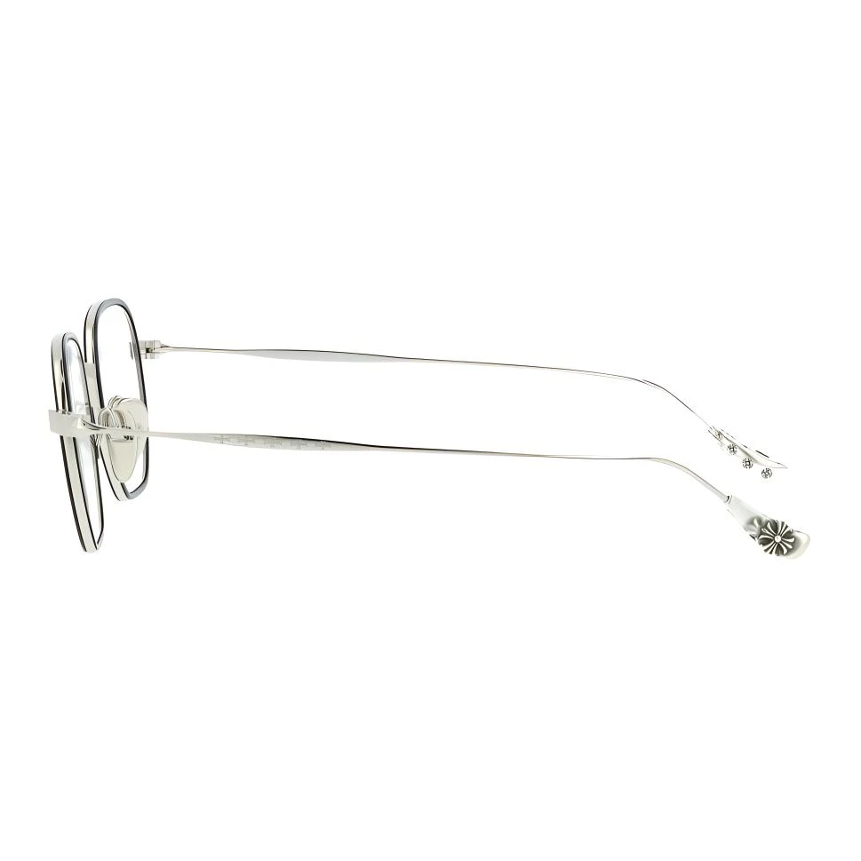 商品[国内直发] Chrome Hearts|克罗心 近视眼镜框 不规则形钛金属光学镜架 男女通用款 BONE PRONE I 银色,价格¥10438,第5张图片详细描述