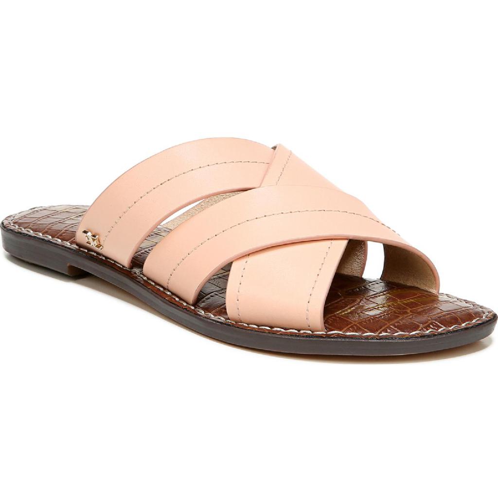 Sam Edelman Womens Gretch Leather Slip On Slide Sandals商品第1张图片规格展示