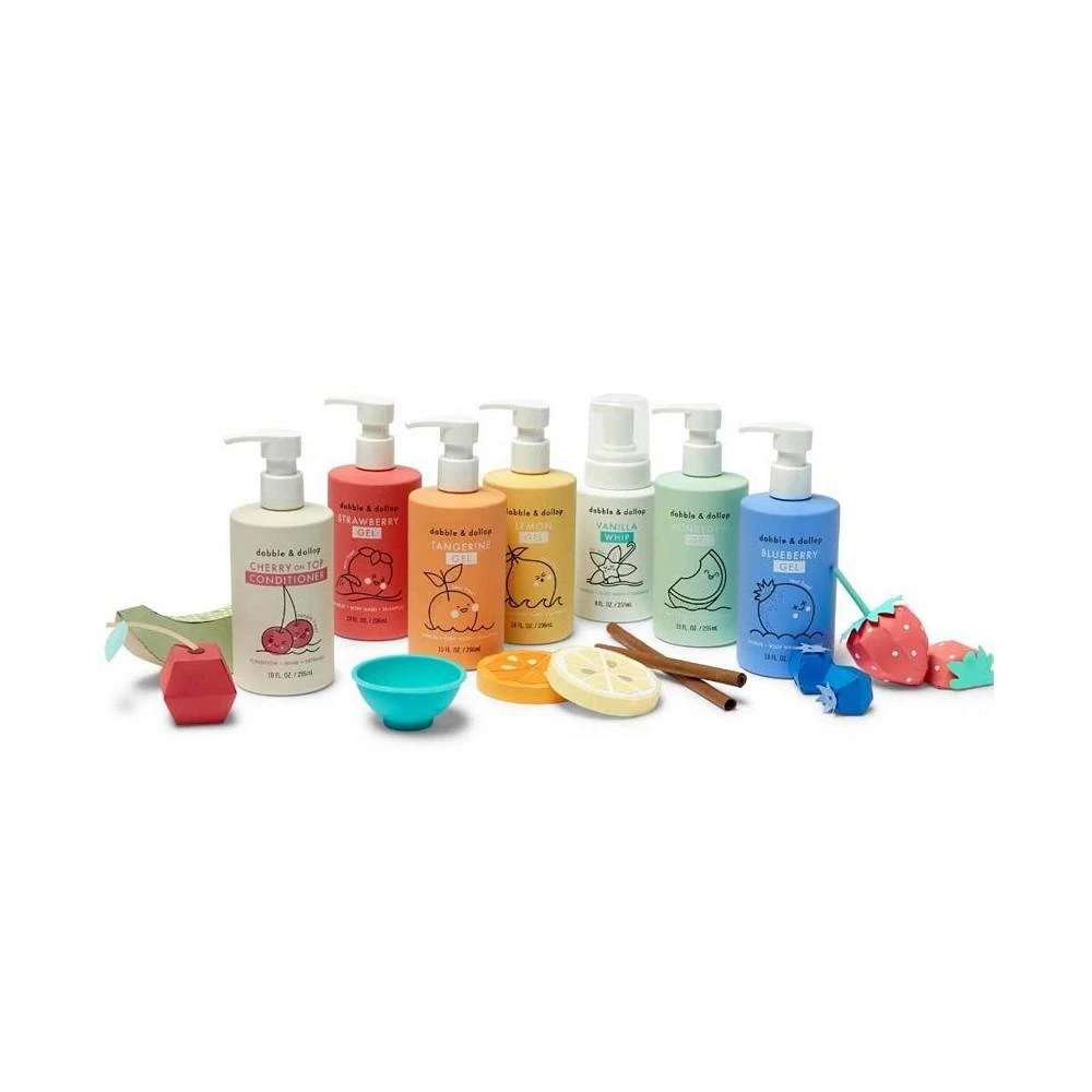 商品Dabble & Dollop|Rainbow of Bubbles Bath Set - 7 Bottles,价格¥676,第3张图片详细描述