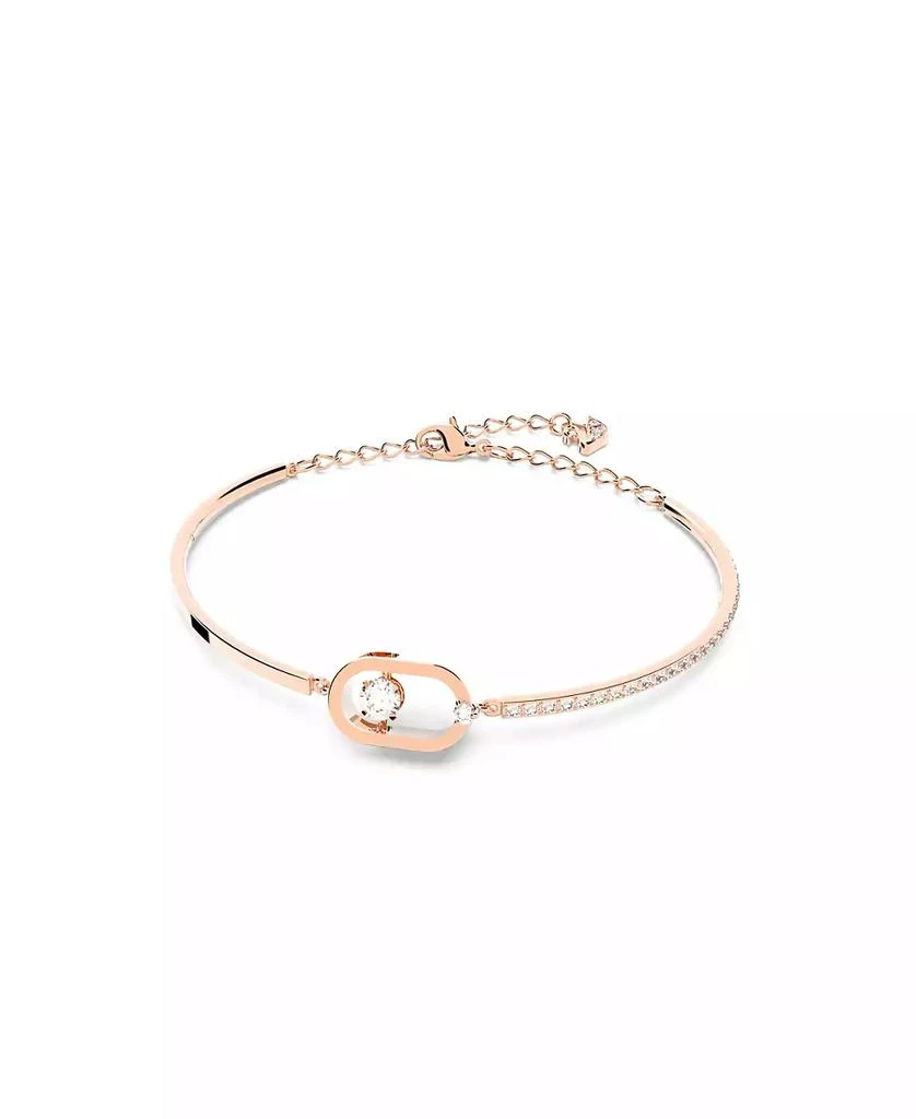 商品Swarovski|Sparkling Dance Oval Round Cut Rose Gold Tone Plated Bracelet,价格¥886,第2张图片详细描述