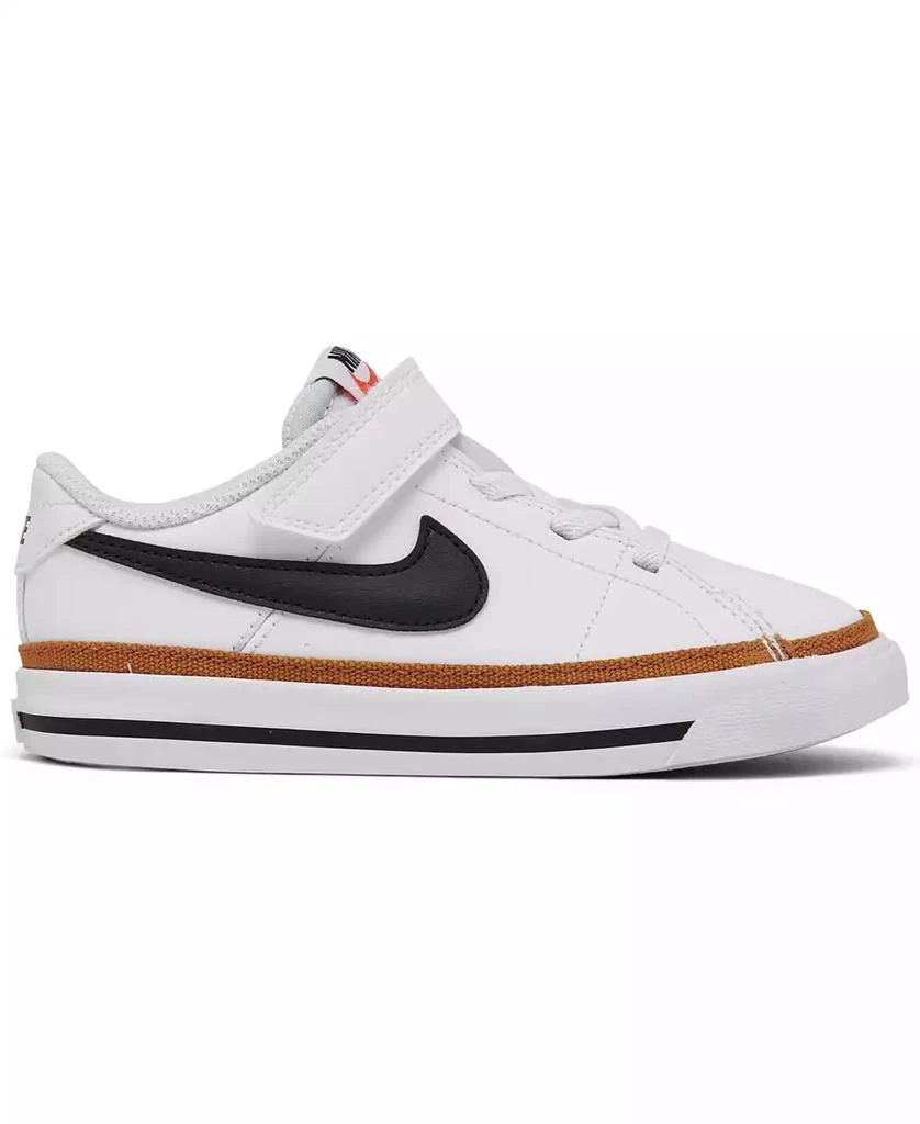 商品NIKE|Toddler Kids Court Legacy Adjustable Strap Closure Casual Sneakers from Finish Line,价格¥334,第2张图片详细描述