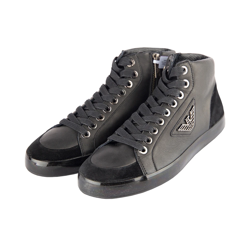 EMPORIO ARMANI 黑色女士运动鞋 X4Z023-XB496-K001 商品