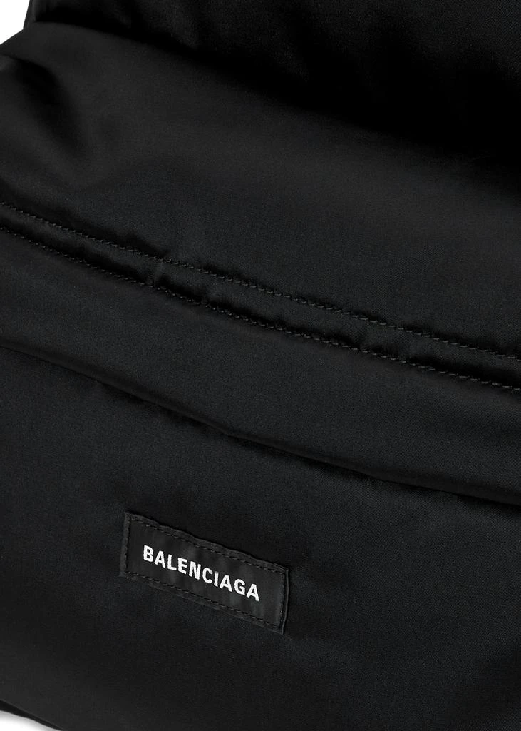 商品Balenciaga|Oversized XL black satin backpack,价格¥8333,第3张图片详细描述