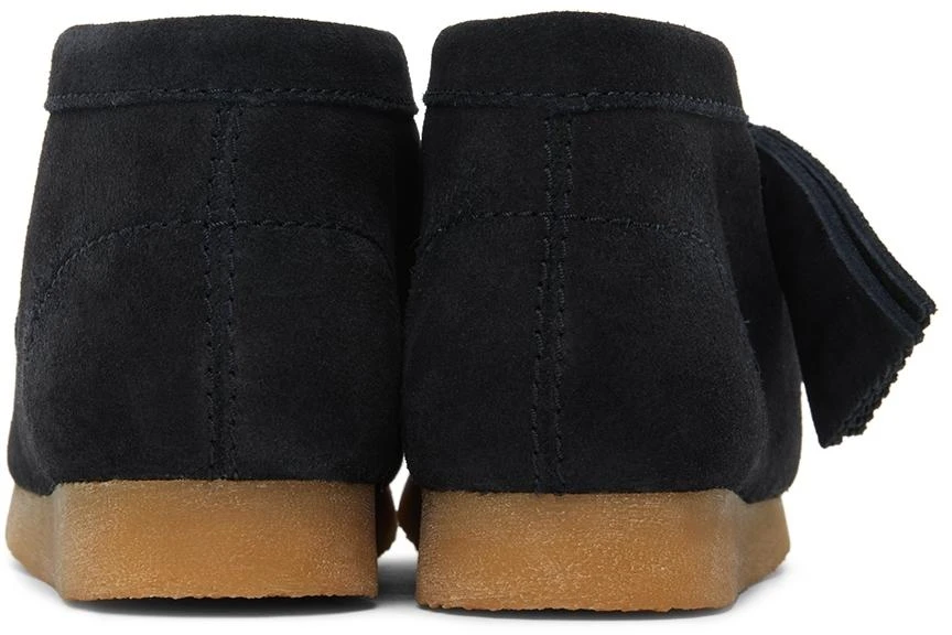 商品Clarks|Kids Navy Suede Wallabee Boots,价格¥369,第2张图片详细描述