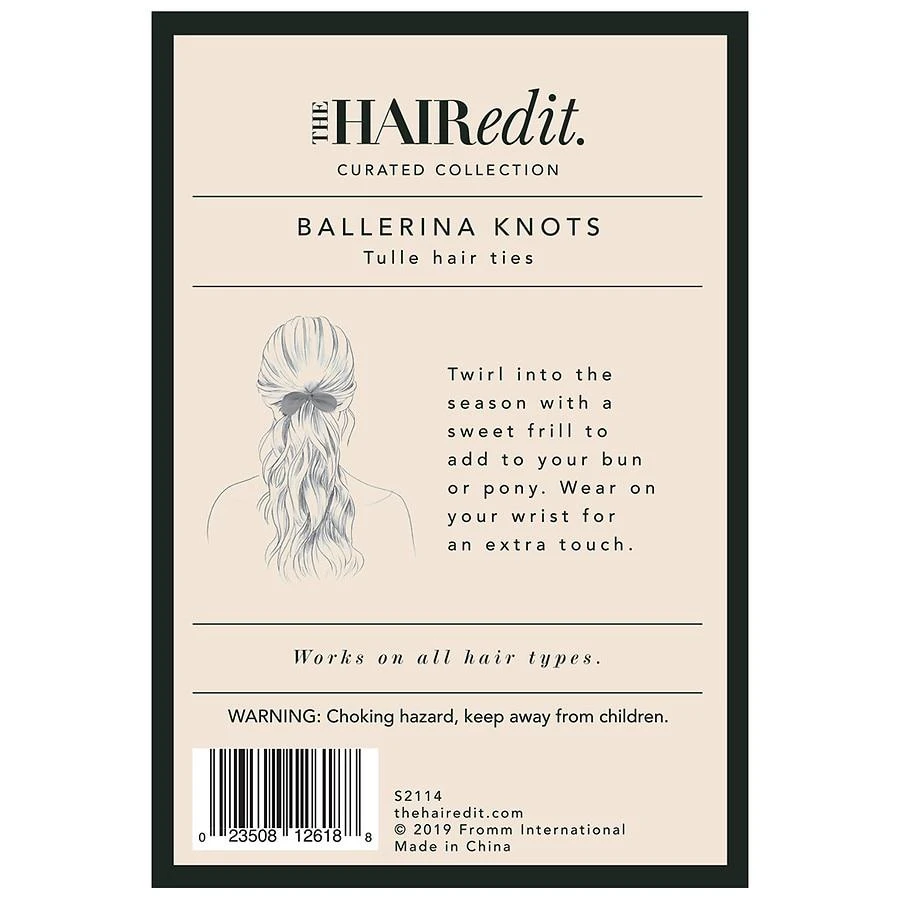 商品The Hair Edit|Ballerina Bows,价格¥47,第2张图片详细描述