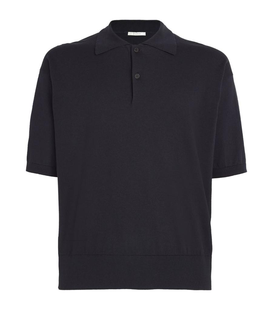 ポロシャツ The Row Black Cashmere Judi Polo Shirt The Row Black Cashmere Judi Polo Shirt | italist