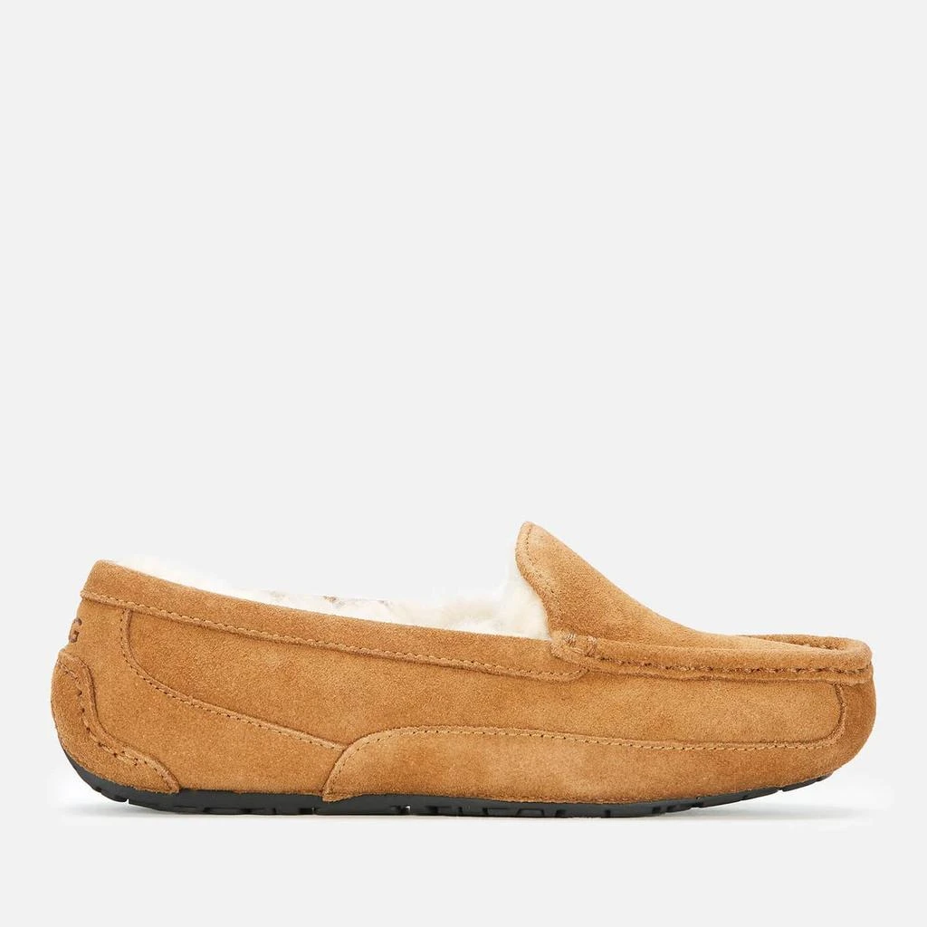 商品UGG|UGG Kids' Ascot Suede Slippers - Chestnut,价格¥404,第1张图片