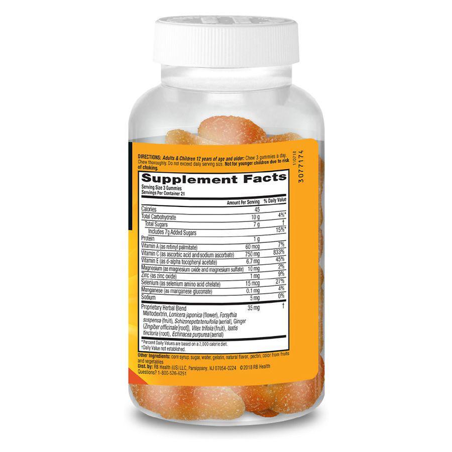 商品Airborne|Airborne 免疫支持软糖 1000mg维生素C 橘子味,价格¥187,第7张图片详细描述