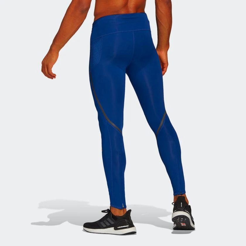 商品Adidas|Men's adidas Boston Marathon Saturday Reflective Long Tights,价格¥378,第2张图片详细描述