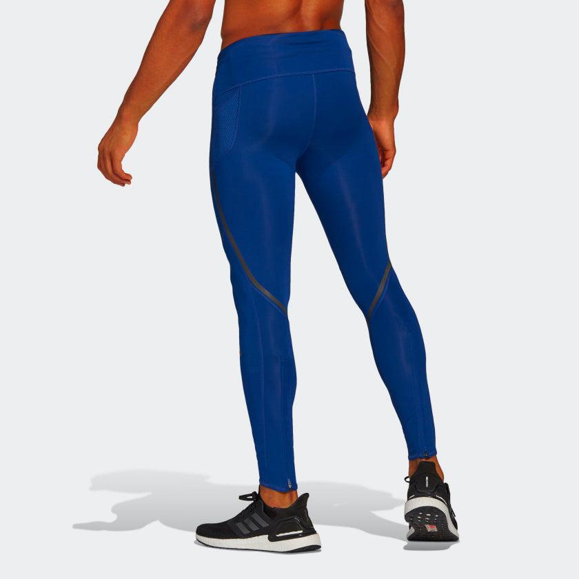 商品Adidas|Men's adidas Boston Marathon Saturday Reflective Long Tights,价格¥351,第4张图片详细描述