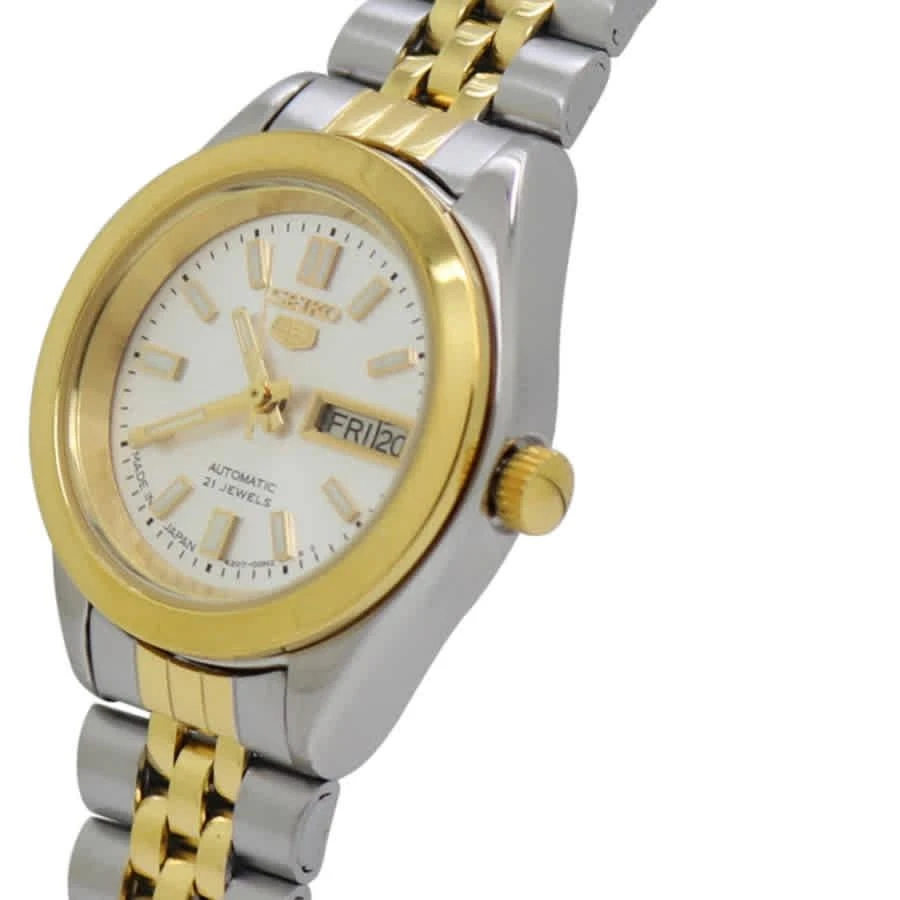 商品Seiko|Seiko Seiko 5 Automatic Silver Dial Ladies Watch SYMF74J1,价格¥985,第2张图片详细描述
