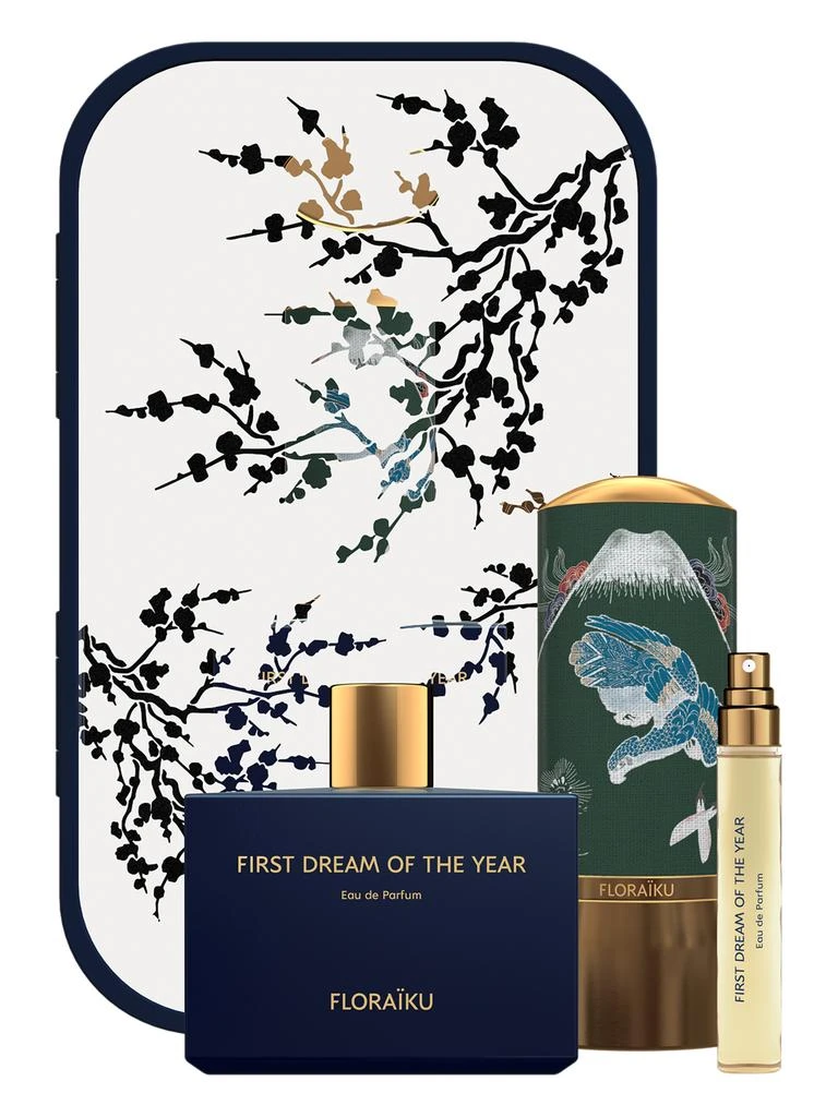 商品Floraiku|First Dream Of The Year Eau De Parfum Set 50 Ml  + 10 Ml Travel Size Bottle,价格¥2630,第1张图片